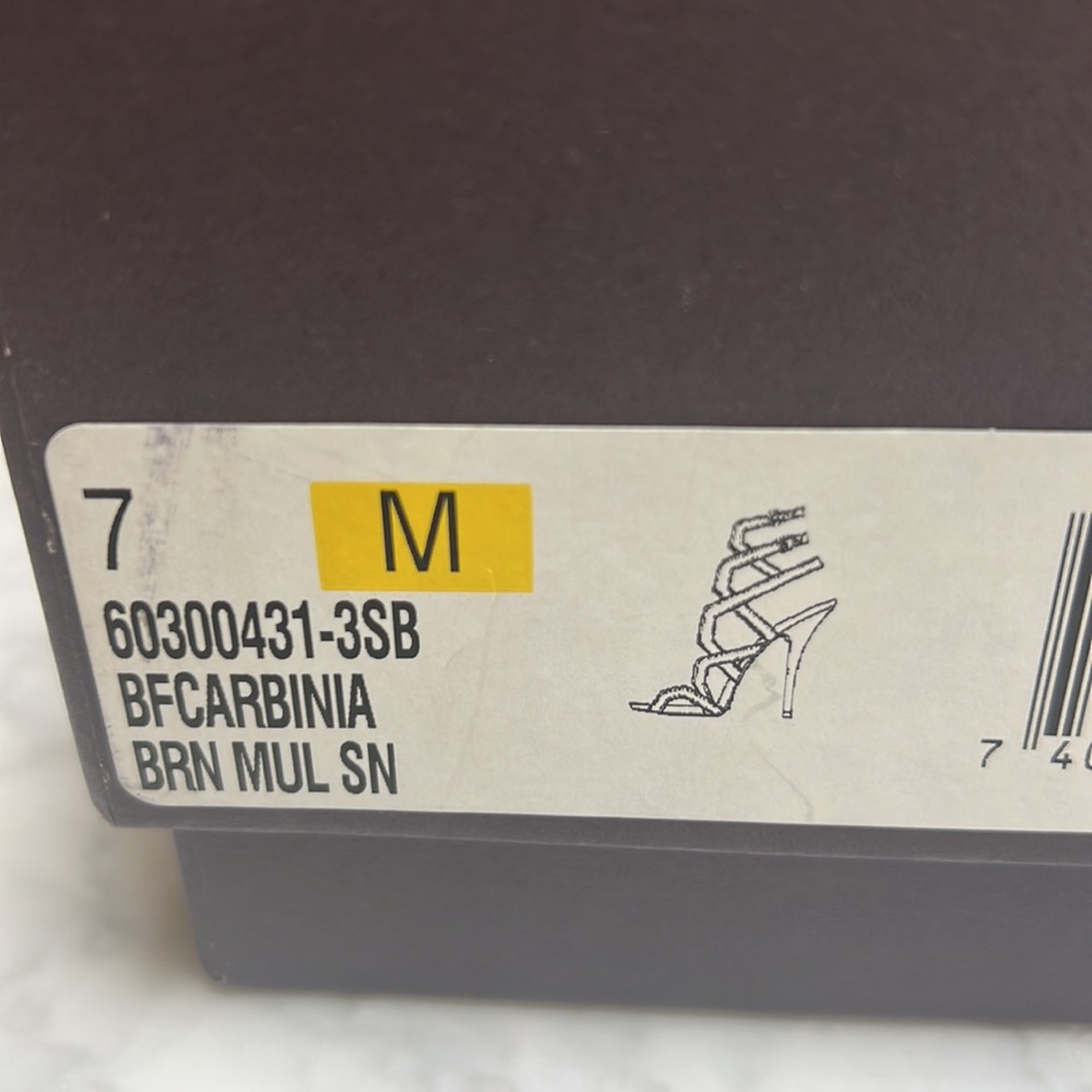 Brian Atwood Natural Python Sandals. 7 - image 8